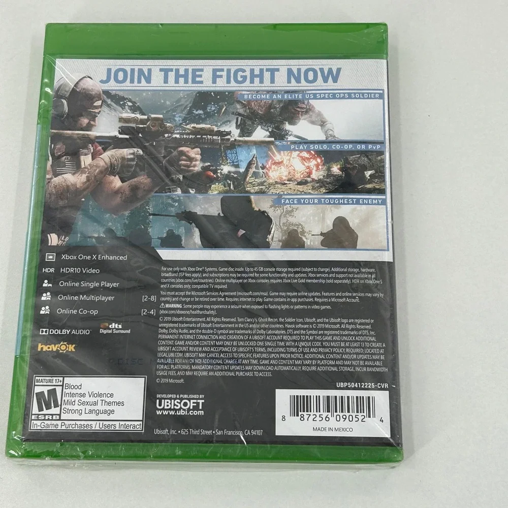 Tom Clancy's Ghost Recon Breakpoint Xbox One New Sealed Sentinel Corp Pack DLC